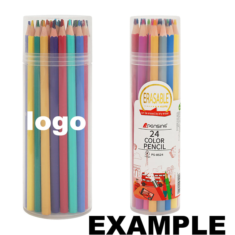 24-Color Colored Pencils Set