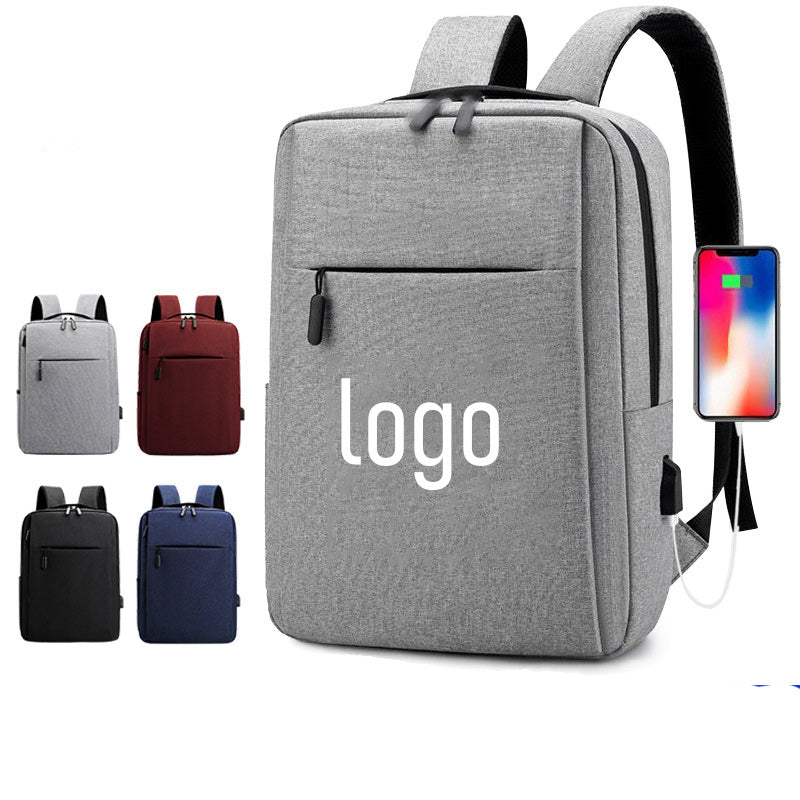 Large-Capacity Men'S Usb Computer Bag