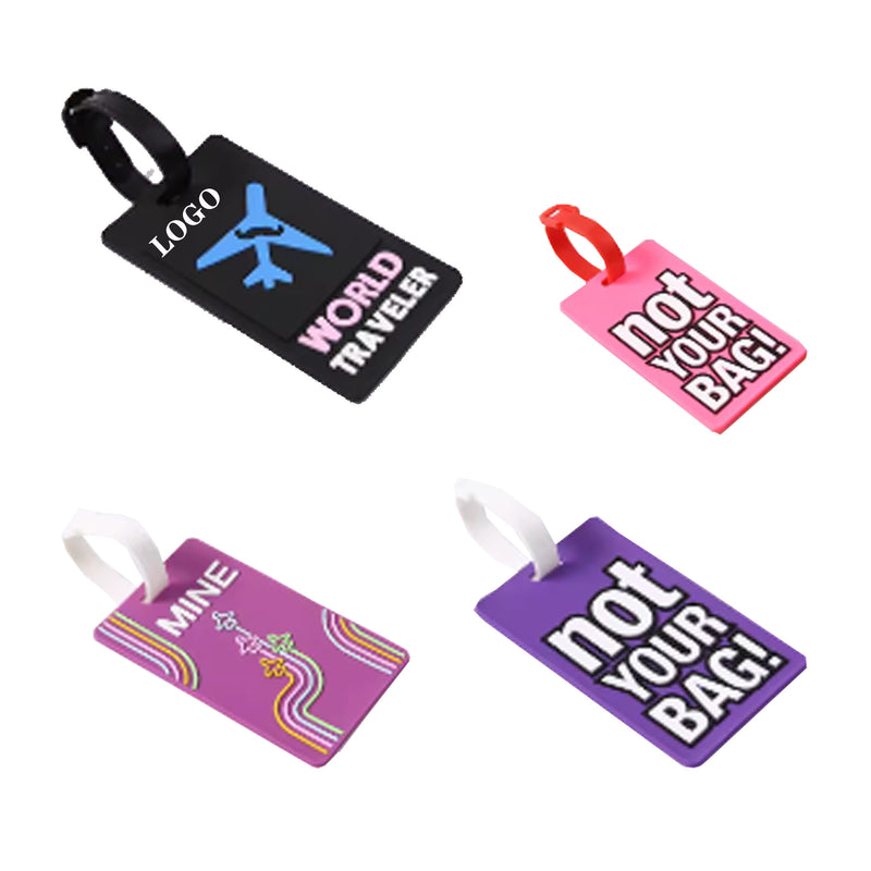Soft Rubber Boarding Luggage Tag