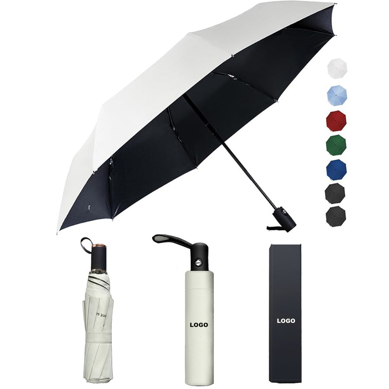 Full Color Customizable Automatic Inverted Folding Umbrella