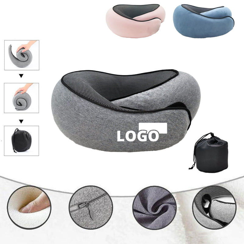 Neck Travel Pillow Memory Foam Neck Pillow For Comfort