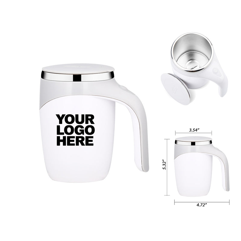 Stainless Steel Magnetic Automatic Stirring Coffee Mug