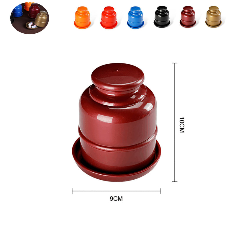 Plastic Dice Shaker Cup Set