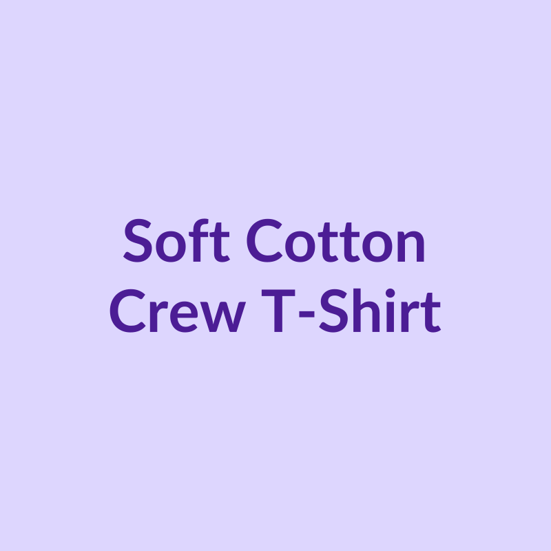 Soft Cotton Crew T-Shirt
