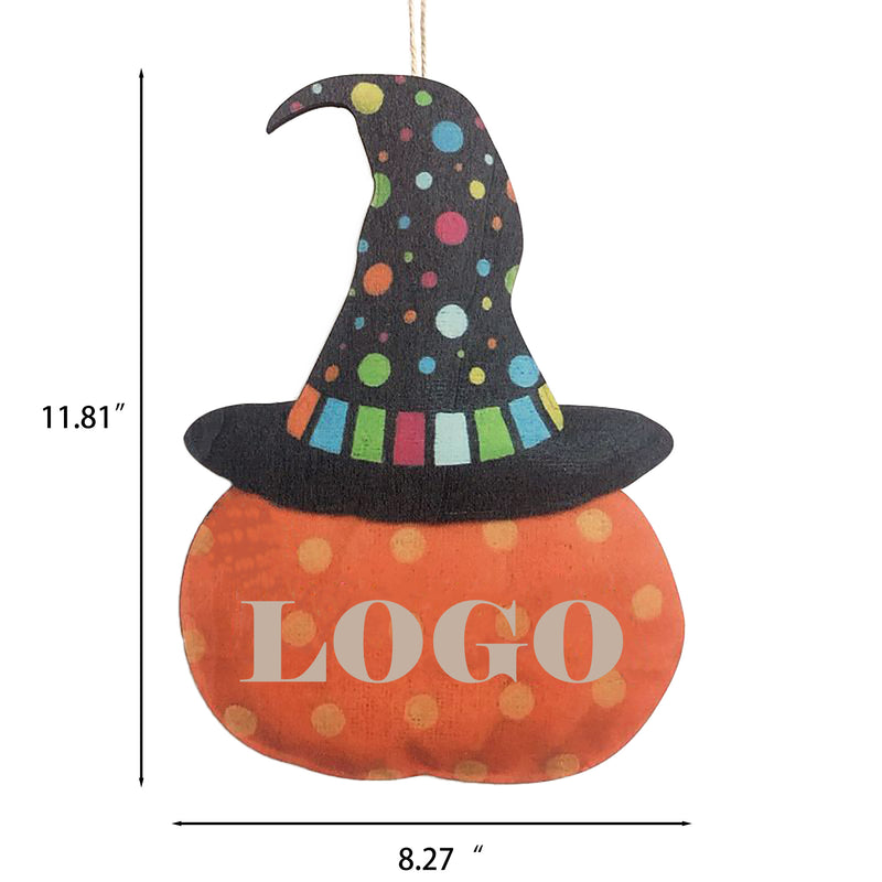 Halloween Decorative Wood Pumpkin