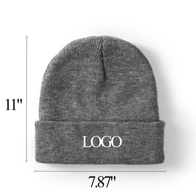Solid Color Monogrammed Beanies