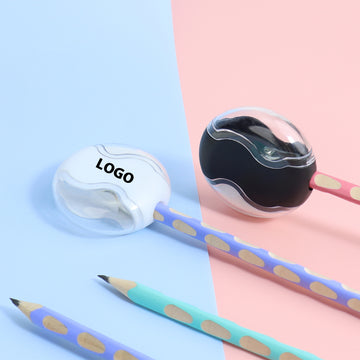 Single-hole Round With Eraser Pencil Sharpener
