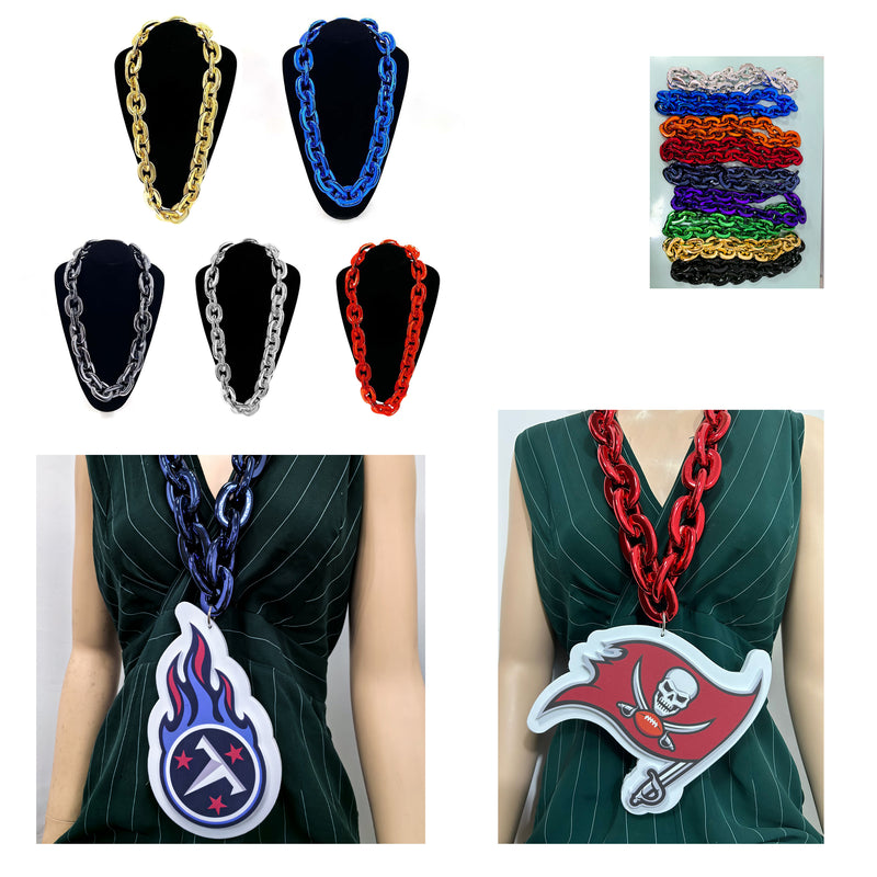 Plastic Chain Necklace With EVA Tag