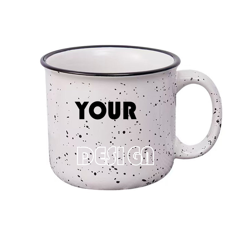 Spotted Ceramic Campfire Mug