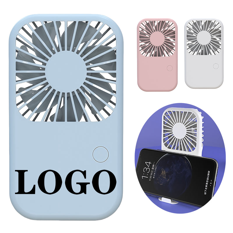 Mini Handheld Fan with Phone Holder