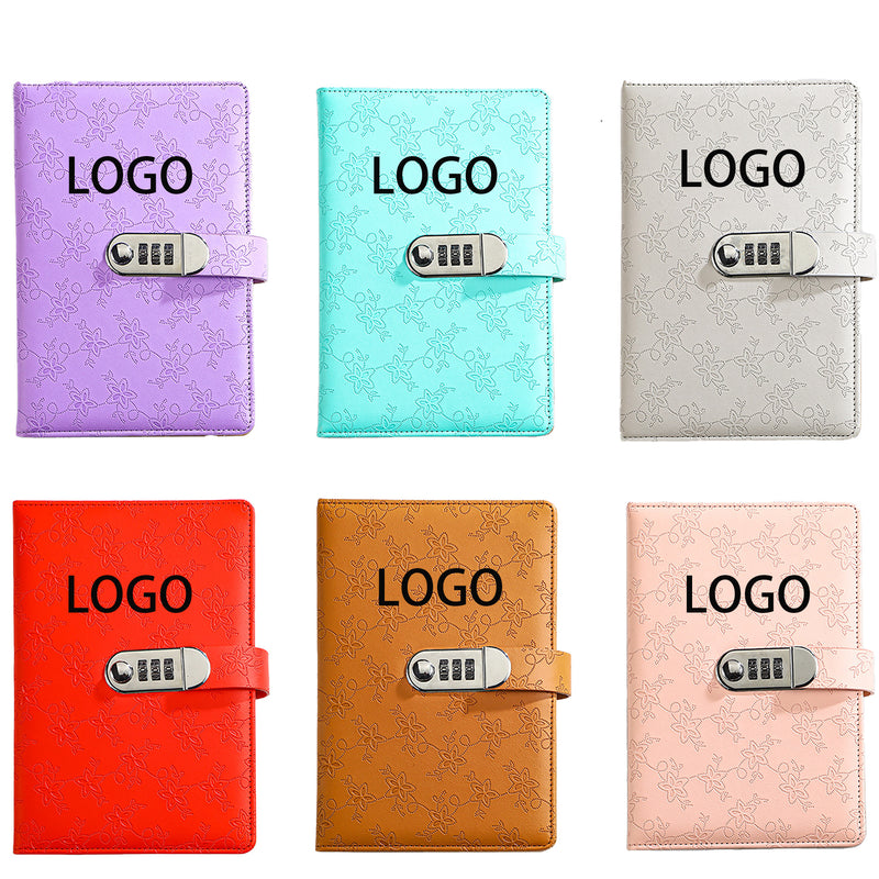 Macaron A5 Notebook Password Lock Office Journal