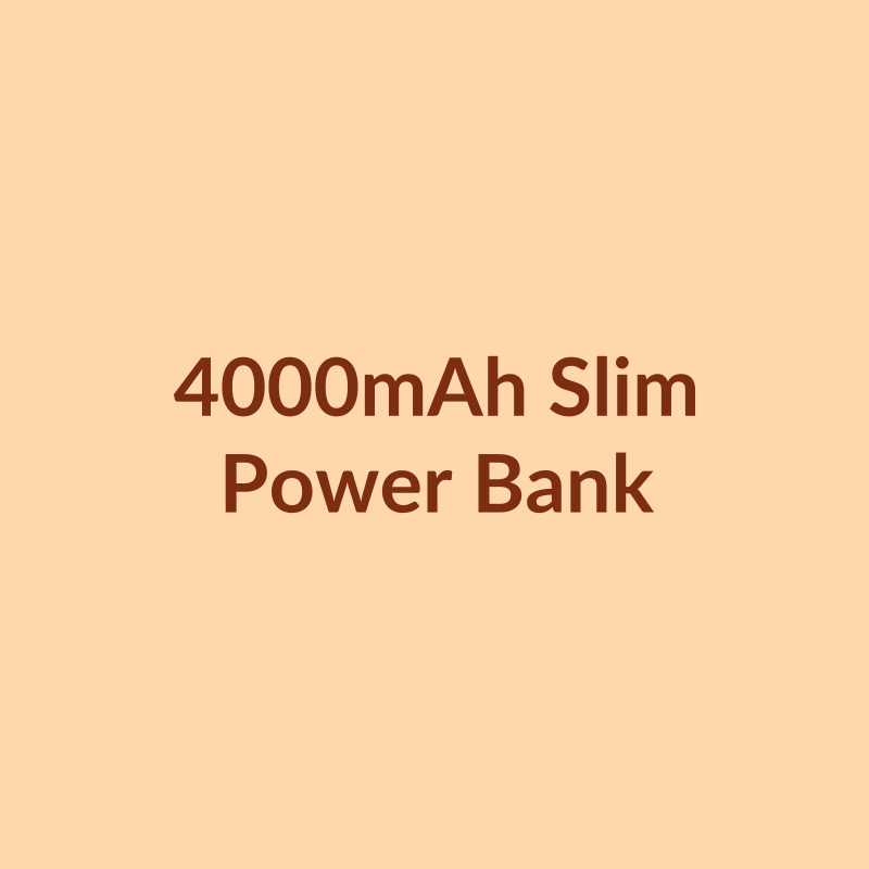 4000mAh Slim Power Bank