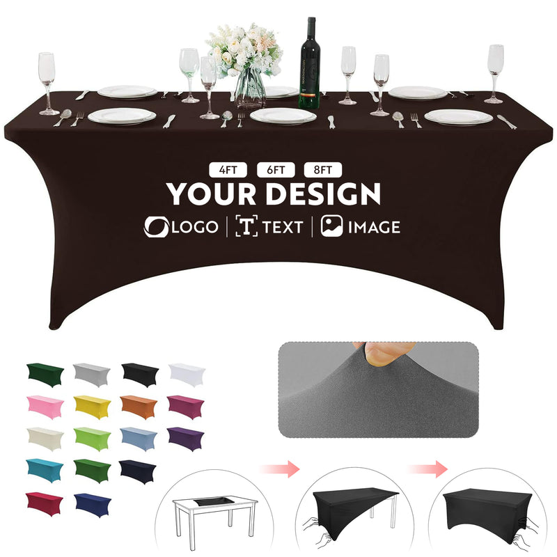 Premium Full Color Stretch Table Cover