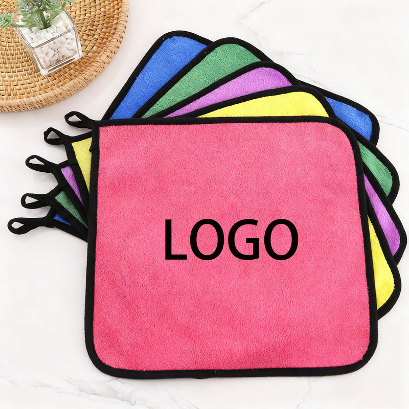 Coral Fleece Car Towel Double-Sided Absorbent Cleaning Cloth