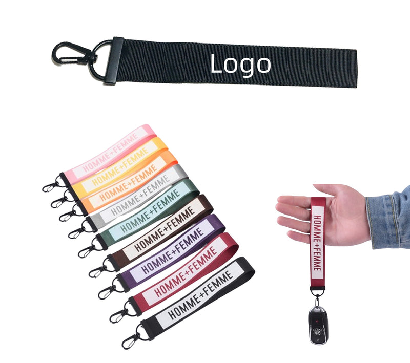 Custom Wrist Lanyard Keychains