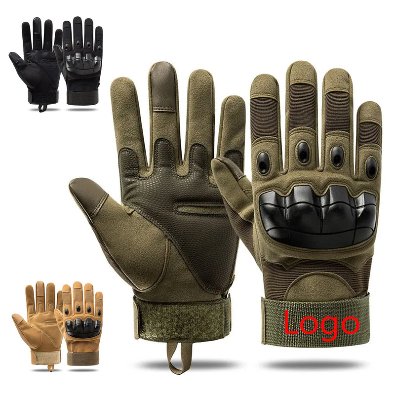 Army Military Outdoor Camo Men's Tactical Full Finger Gloves
