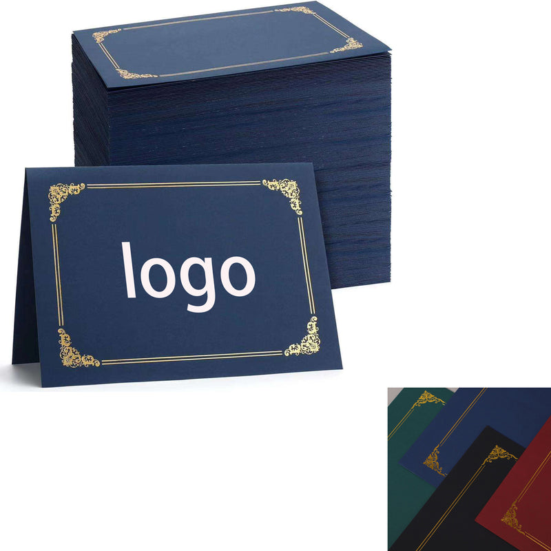 Gold Foil Certificate Cover Holders