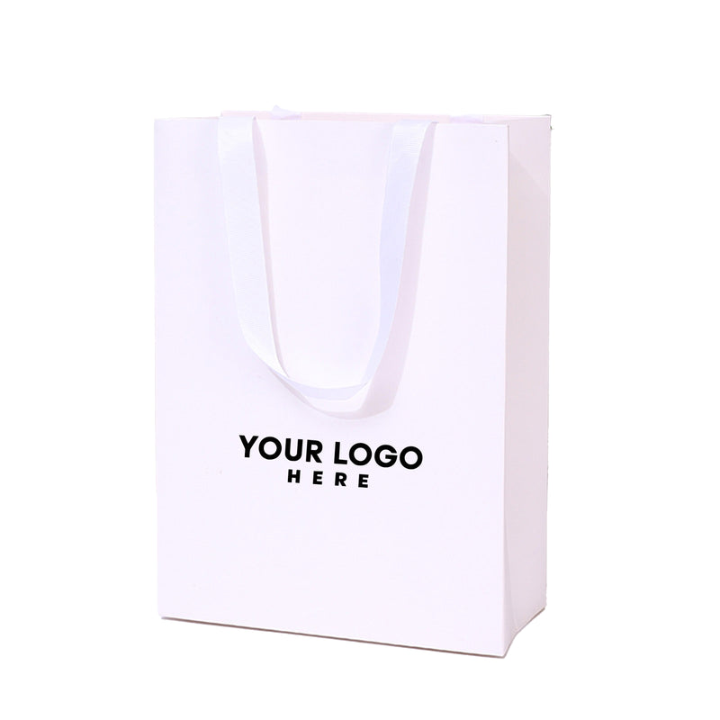 White Cardboard Tote Bag