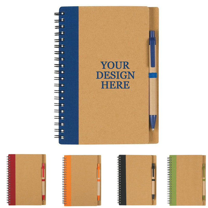 Eco Spiral Notebook and Pen