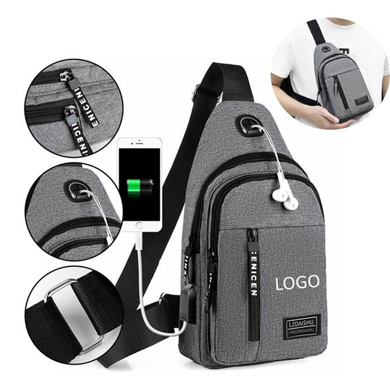 Unisex Sling Bag Chest Shoulder Backpack