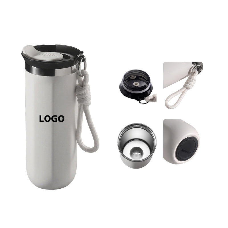 Stainless Steel Clamshell Coffee Cup