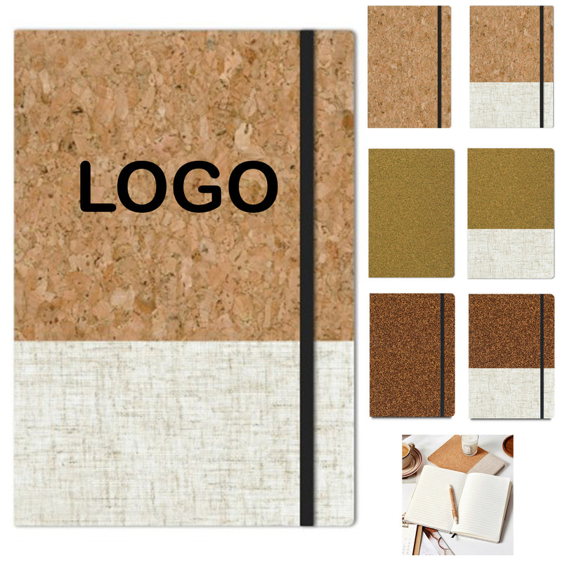 A5 Eco-Friendly Cork/Tea/Coffee Grounds Cover Notebook