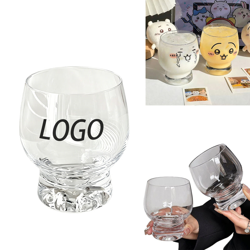 Round Belly Glass Tumbler(12oz)