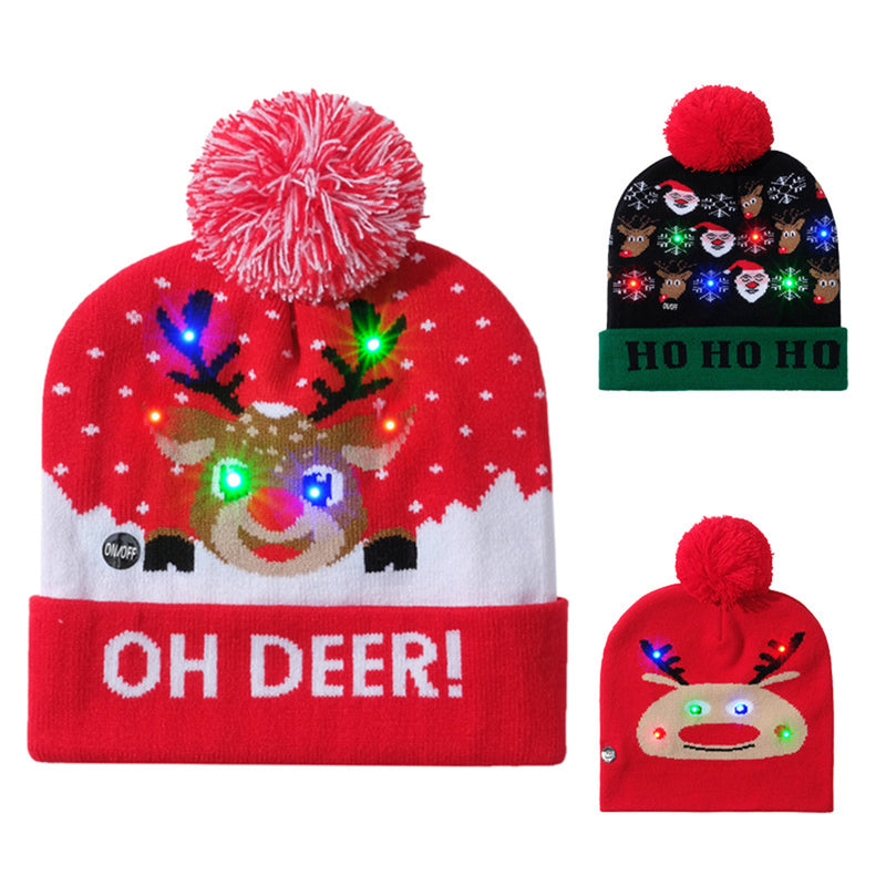 Christmas LED Light-Up Hat