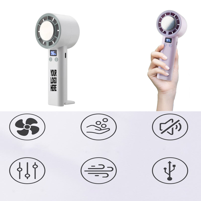 Five-Position Adjustable Mini Handheld Fan