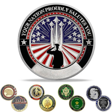 1.5" Alloy Die Casting Challenge Coin