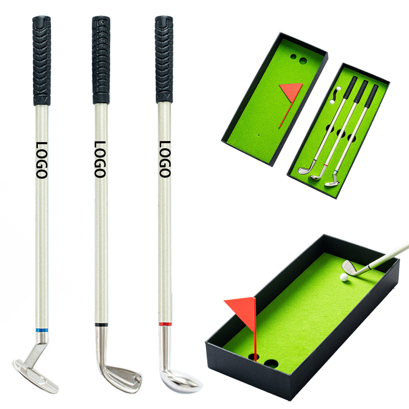Golf Club-Shaped Pen Gift Box