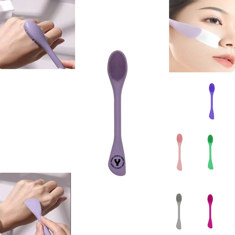 Dual-Sided Silicone Face Mask Brush