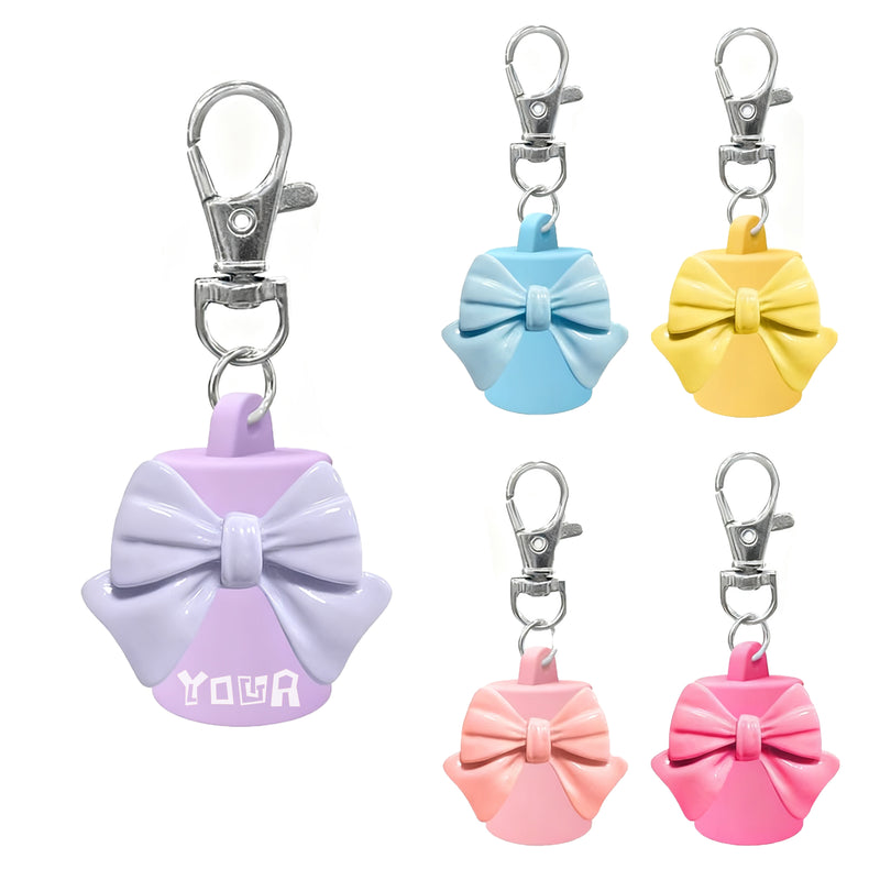 Portable Lip Gloss Keychain Cap