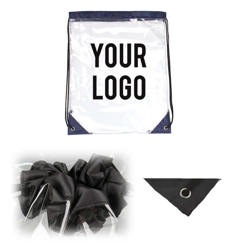 Pvc Transparent Waterproof Drawstring Backpack
