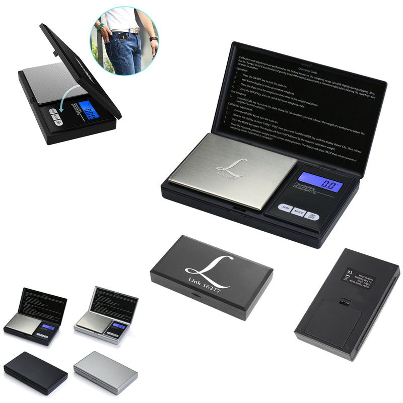 500g/0.01g Portable Pocket Jewelry Precision Scale