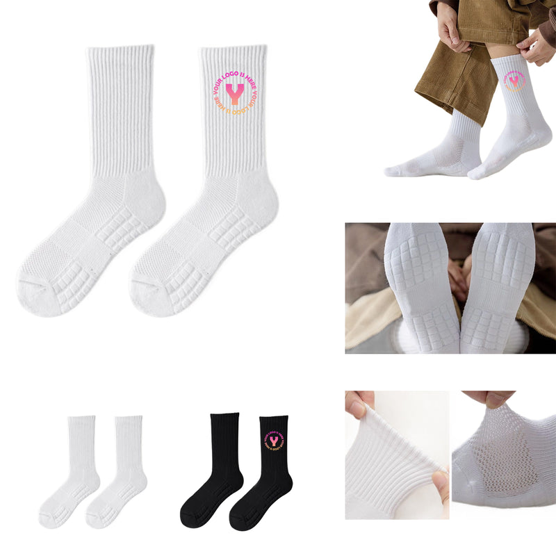 Terry-Lined Athletic Cotton Socks