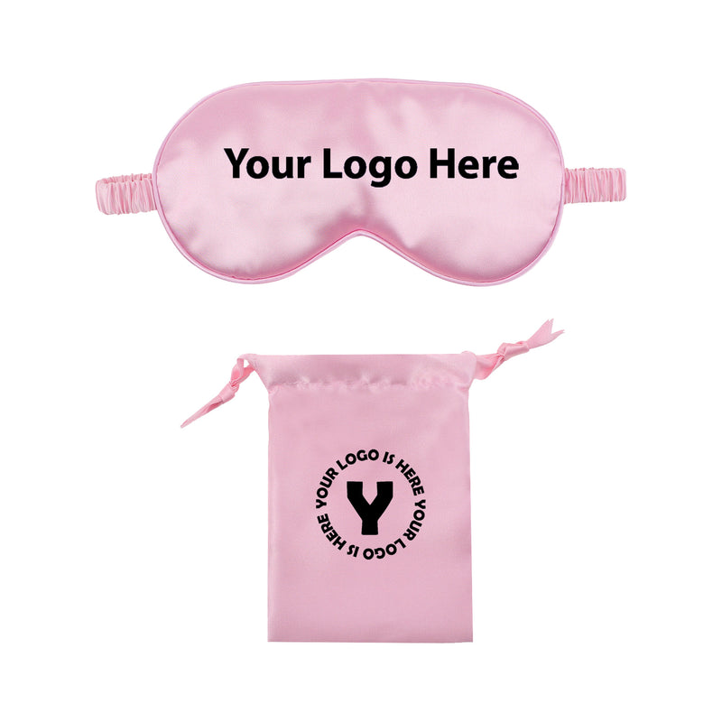 Eye Mask With Drawstring Bag Set