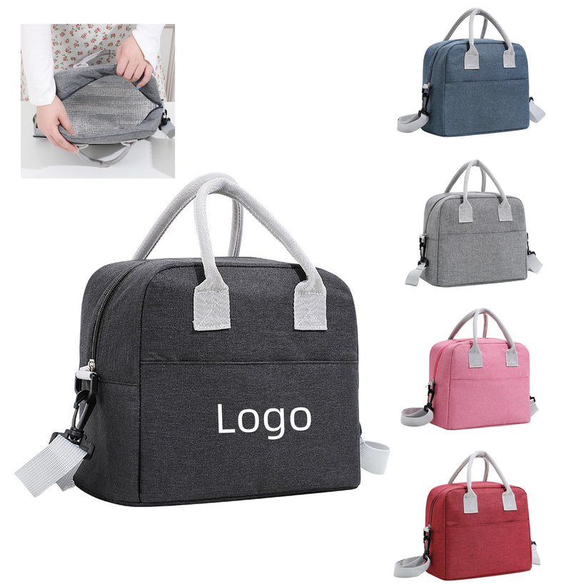 Reusable Adjustable Shoulder Strap Insulated Lunch Bag