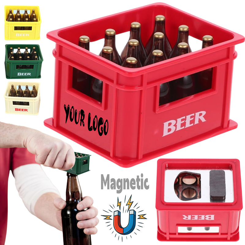 Custom Novelty Mini Beer Crate Magnetic Bottle Opener