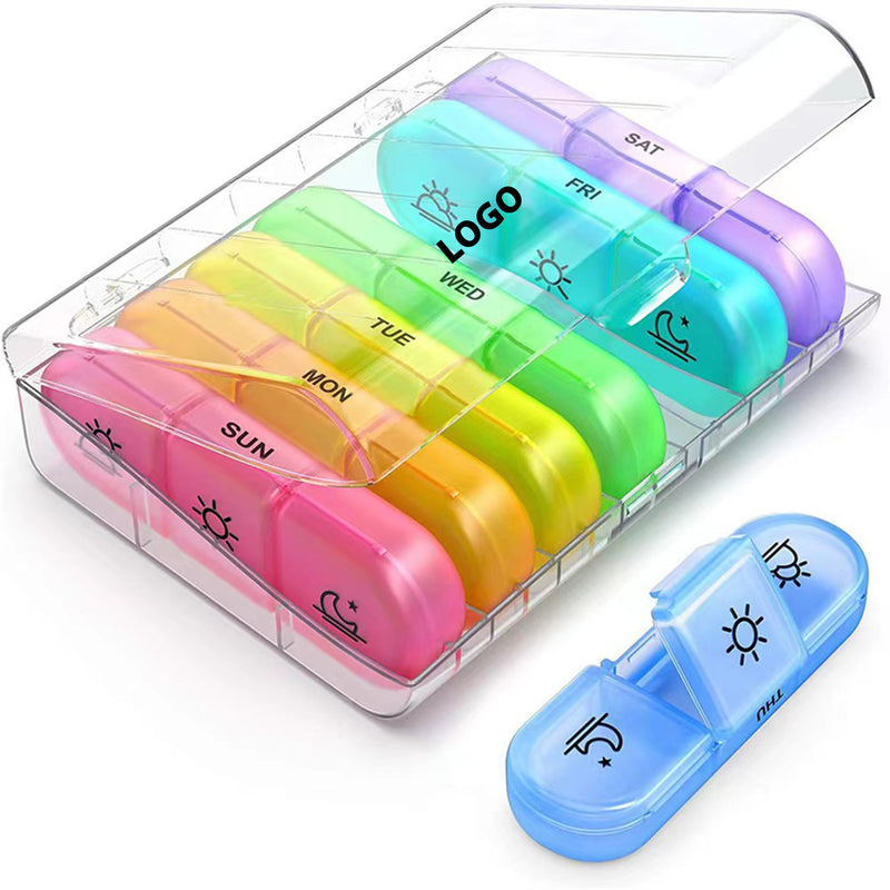 Weekly 7-Day Pill Organizer