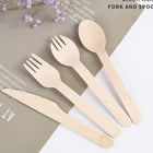 Disposable Wooden Outdoor Eco-Friendly Dining Utensils