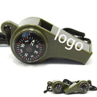 Multi-Functional 3-In-1 Emergency Whistle With Lanyard