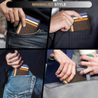 Simple Leather Slim Wallet Card Holder
