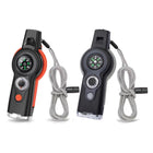 7 in 1 Loud Survival Safety Whistle with Lanyard