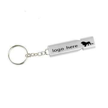 Dual-Hole High-Frequency Aluminum Whistle