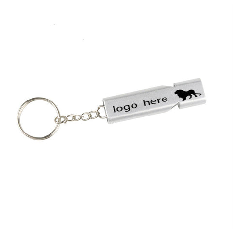 Dual-Hole High-Frequency Aluminum Whistle