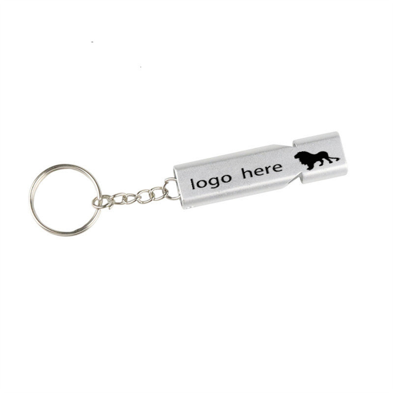 Dual-Hole High-Frequency Aluminum Whistle