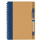 Kraft Cover Spiral Notebook With Pen