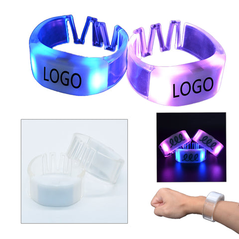 15-Color Silicone Light-Up Bracelet