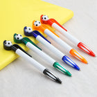 Football Shape Plastic Push Button Ballpoint Pen